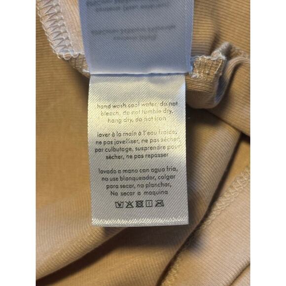 We Wore What Boat Neck Ribbed Midi Dress in Beige – NWT Size XS - Picture 10 of 10